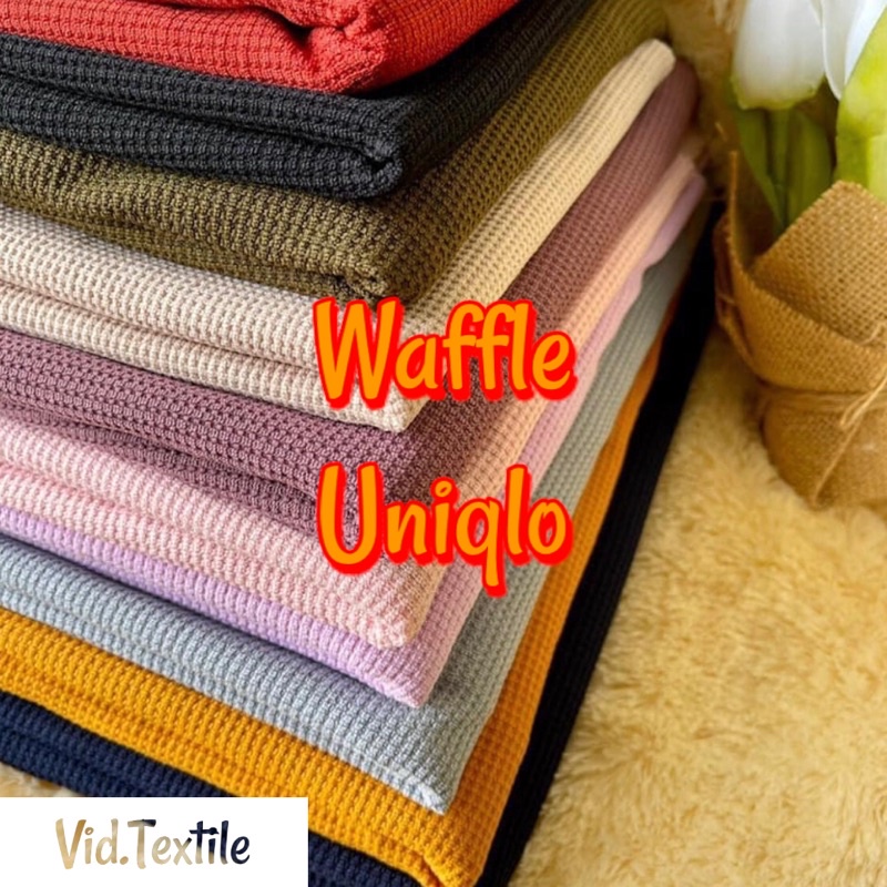 Kain Waffle Uniqlo Premium MIX