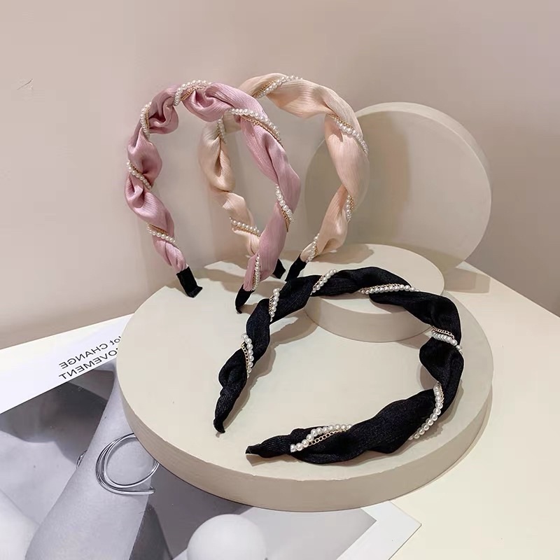 Bando-108/Bendo FASHION/Premium Bandana Simpul Twist Elastis Ala Korea Untuk Wanita