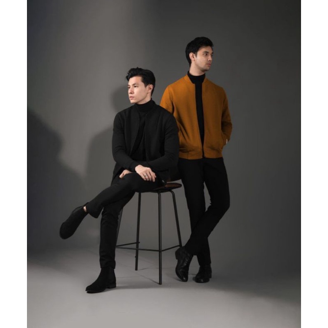 Comfy Jacket XL BLACK LIGHTBROWN by Male id