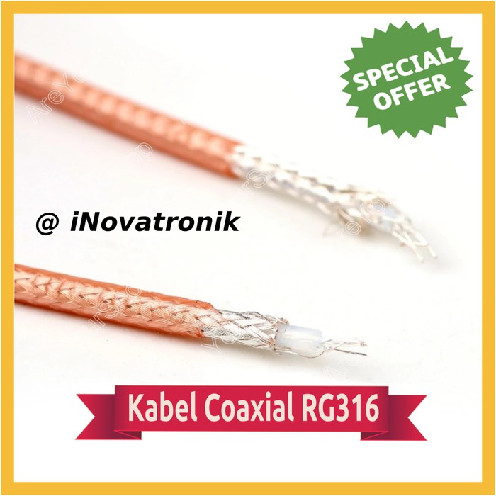 Per 1cm Kabel RG316 Coaxial RF Antena FPV RG-316 RG 316