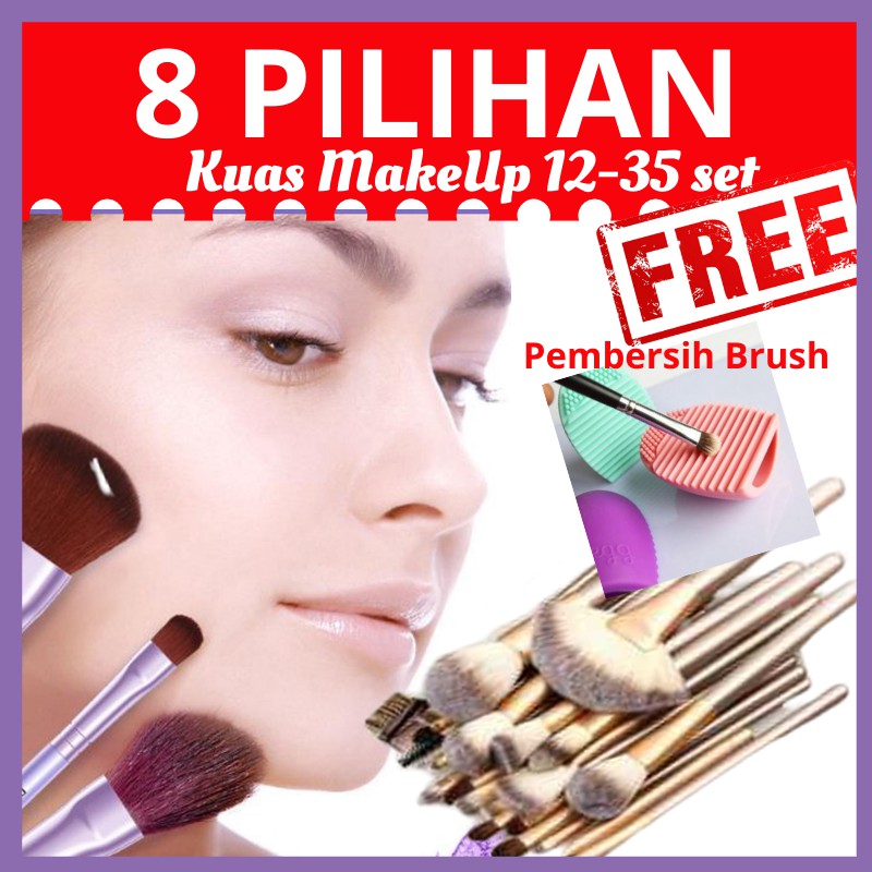 Brush Make Up Murah / Kuas Make Up Lengkap / Kuas Make Up Set