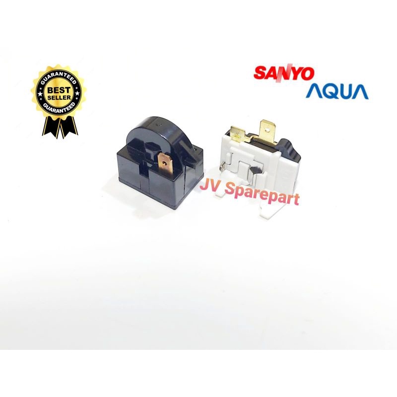 Relay ptc overload kulkas sanyo AQua 1 pintu