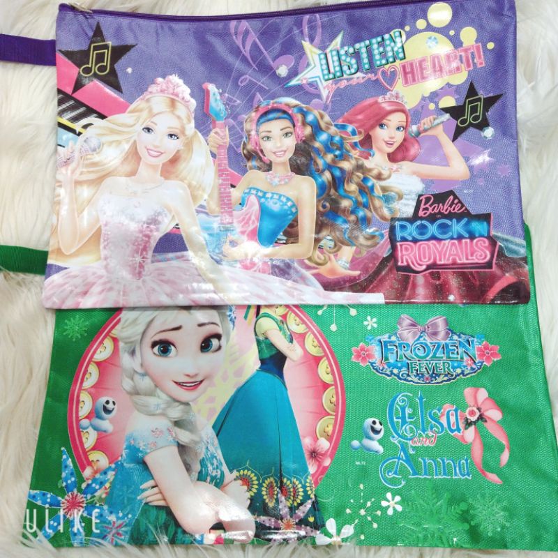 

Kantong tas resleting anak Pouch besar anak karakter