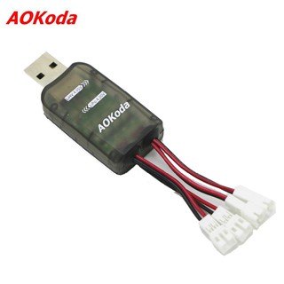 Aokoda cx405 4CH Micro USB Charger Baterai untuk 1S Lipo lite-battery