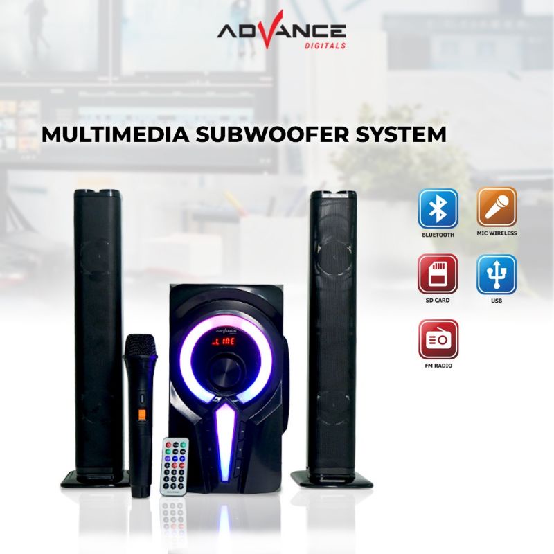 Speaker Advance M25bt Meeting Bluetooth Plus Mic Wireless Karaoke pengajian senam Gitar / M 25 Bt / M25 bt / Speaker Mic plus