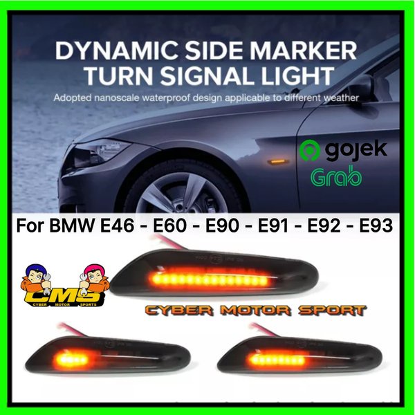 Sein Side maker BMW . Lampu sein samping mobil BMW E46 . Lampu sein