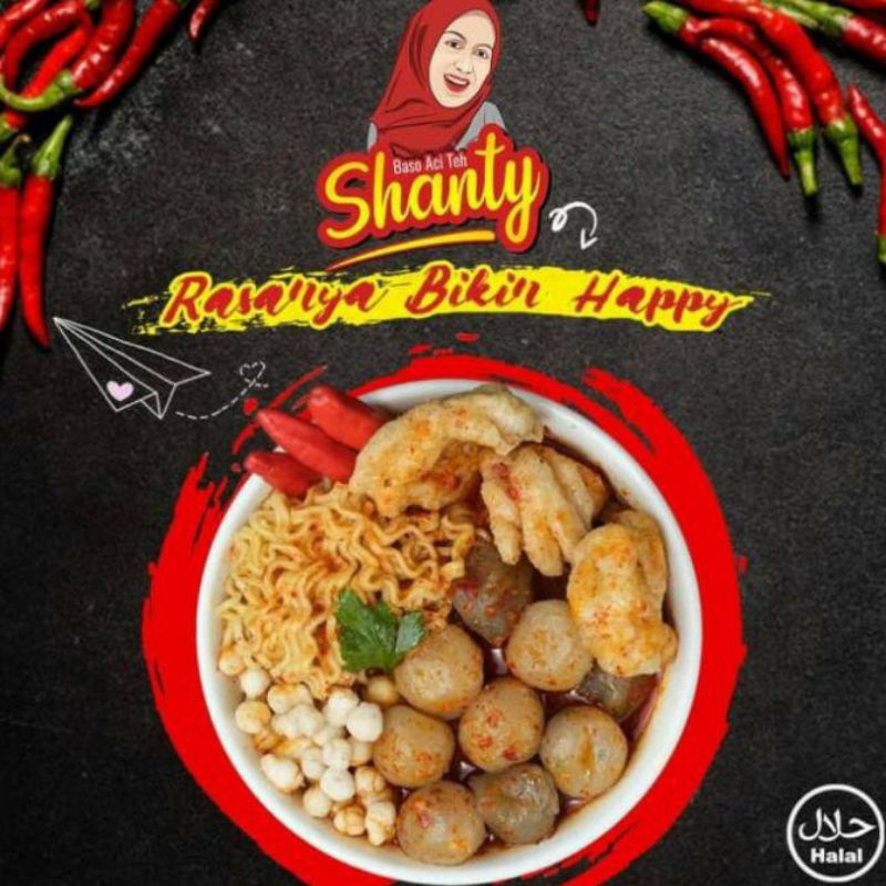 Jual Baso Aci Teh Shanty Cagur Original Boci Baksotulang Rangu Khas