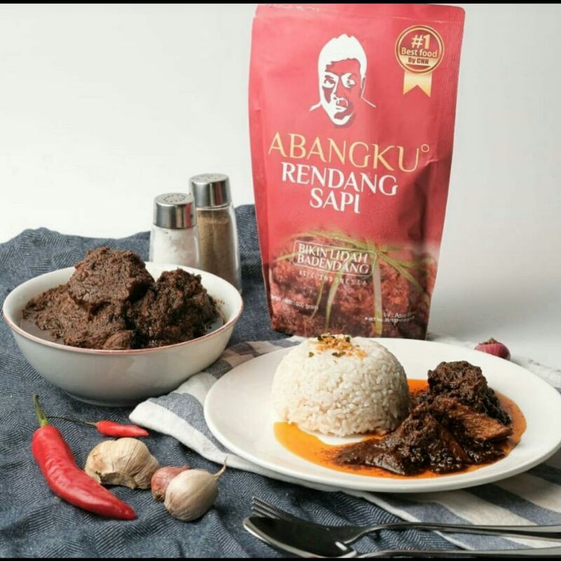 

Rendang Daging asli Padang Frozen (Rendang Abangku 500gr)