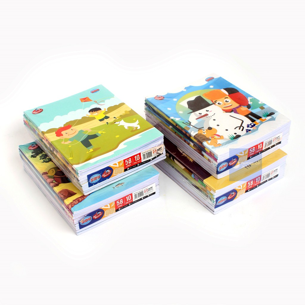 SIDU - Buku Tulis 58 Lembar - Pack-2