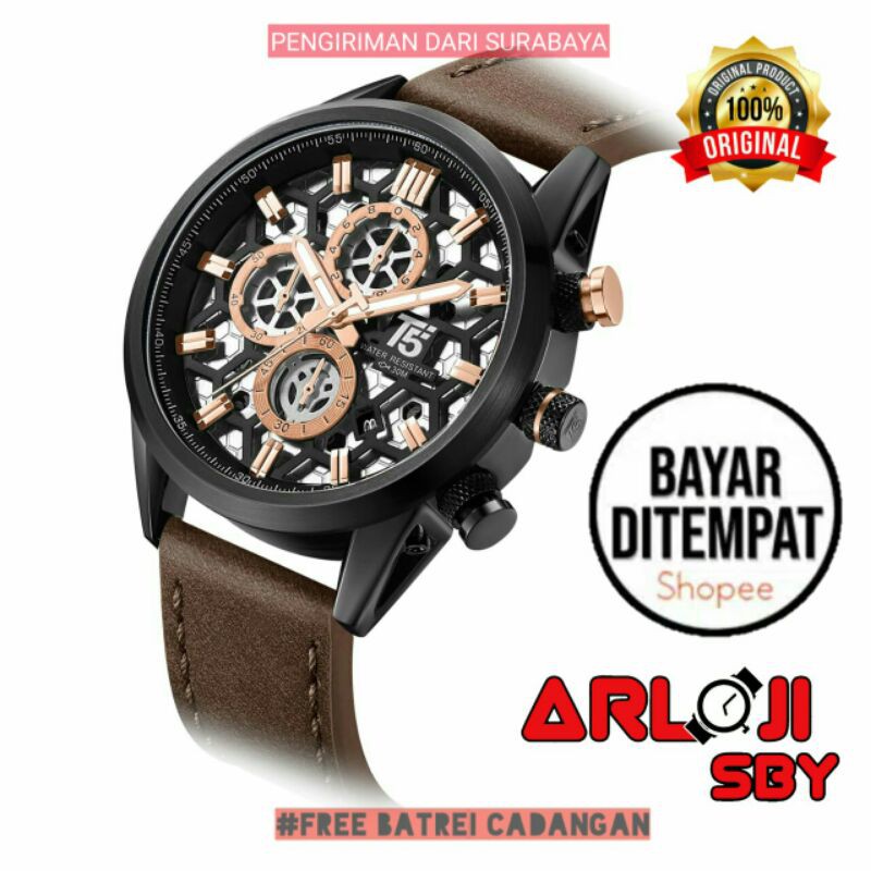 JAM TANGAN PRIA T5 H3737 CHRONOGRAPH ORIGINAL TAHAN AIR