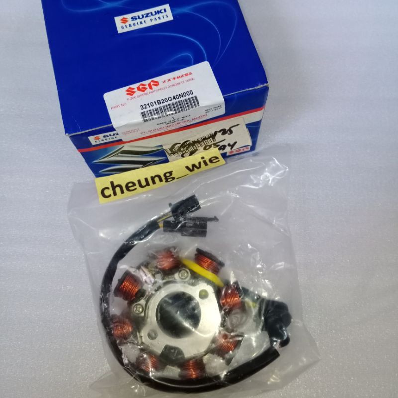 32101B20G40N000 spul komplit shogun FD 125 SP old thailand 2005-06 mesin gold ori sgp