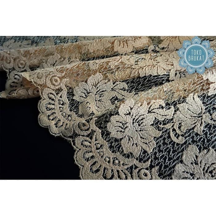 Kain Brukat / Kain Brokat - Brukat Oki Prada 004 (Per 0,5 Meter)