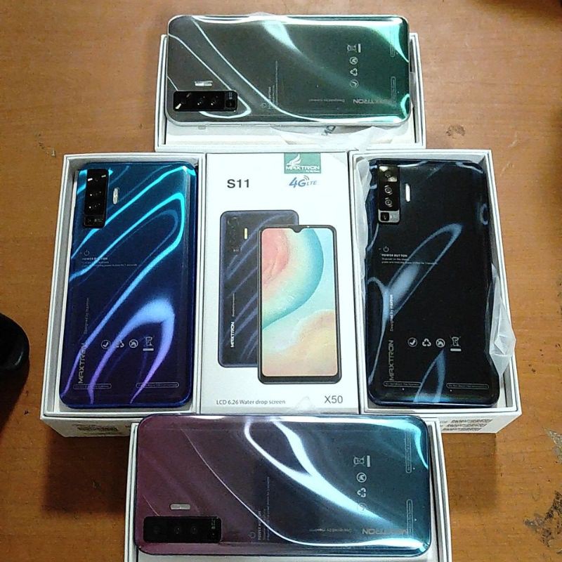 hp maxtron s11 x50 android murmer ram 3/16 4g lte terdaftar kominfo resmi imei garansi setahun