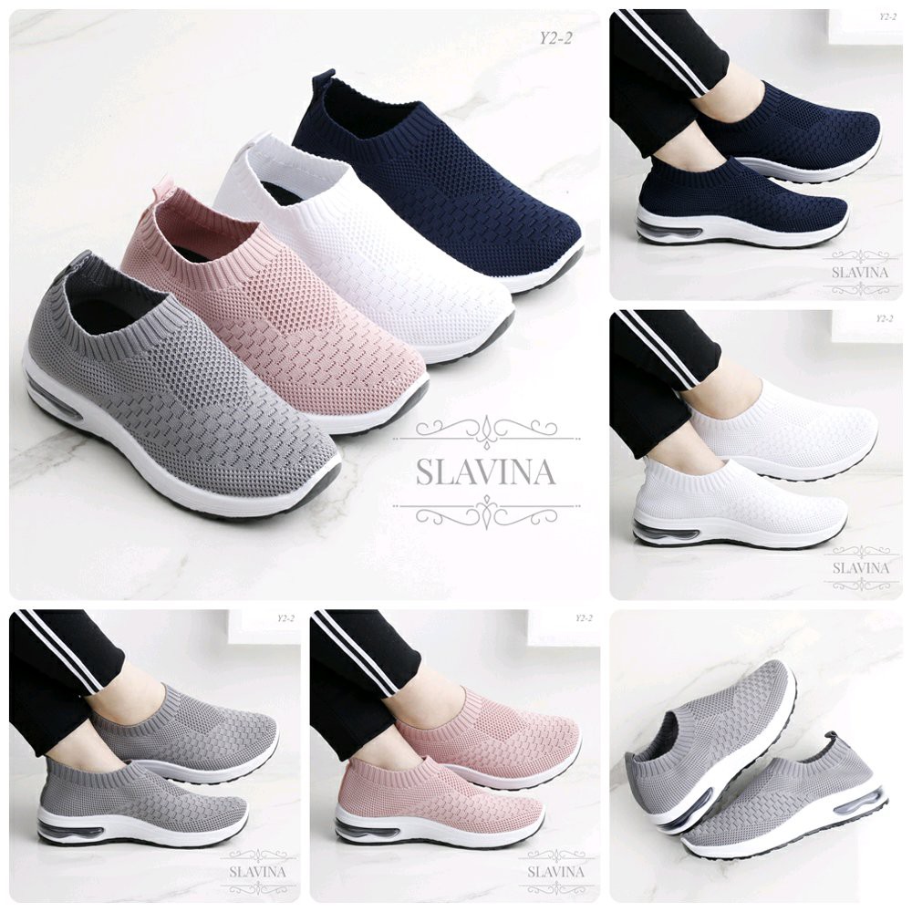 Y2 SNEAKERS Slip On Wanita Import 