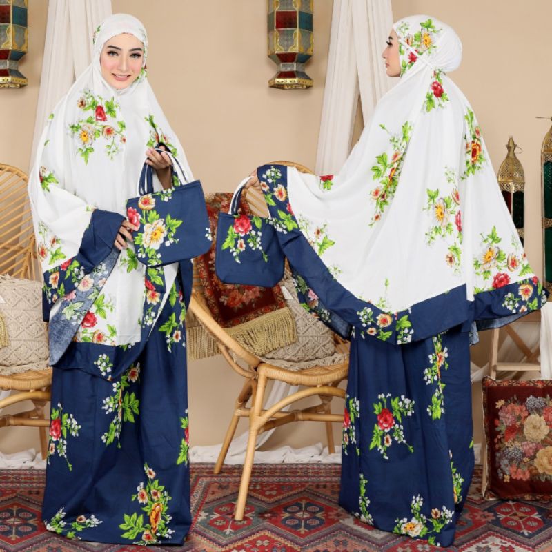 Mukena Dewasa Corneli Bahan Katun Jepang ADEM Model Terbaru 2021 Sholat
