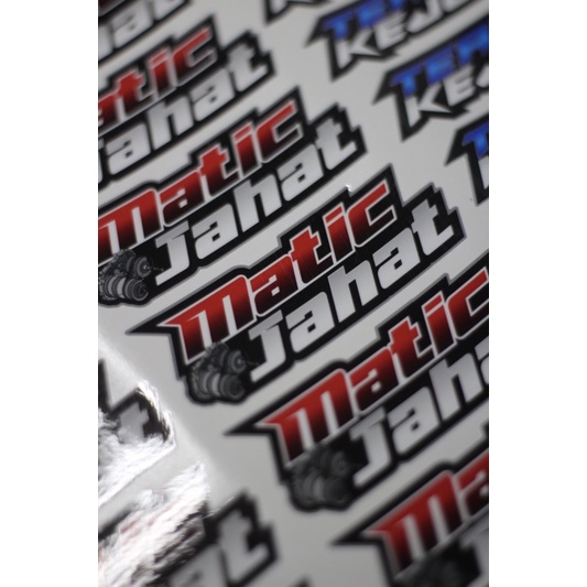 STICKER STIKER MATIC JAHAT