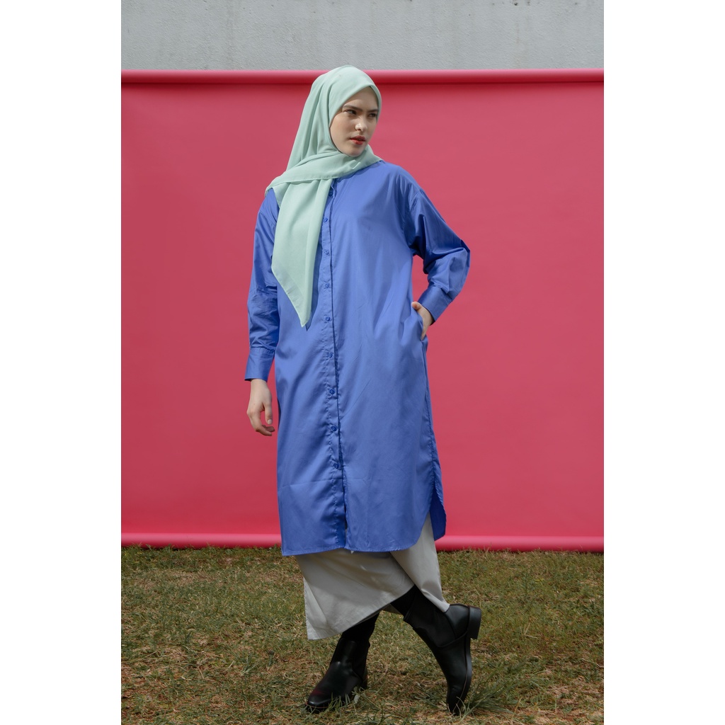 Cottoncut Gwen Long Shirt Kemeja Tunik
