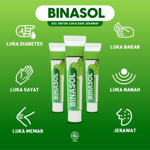 SALEP BINASOL GEL BINAHONG UNTUK GATAL ASLI ORIGINAL OBAT BEKAS LUKA