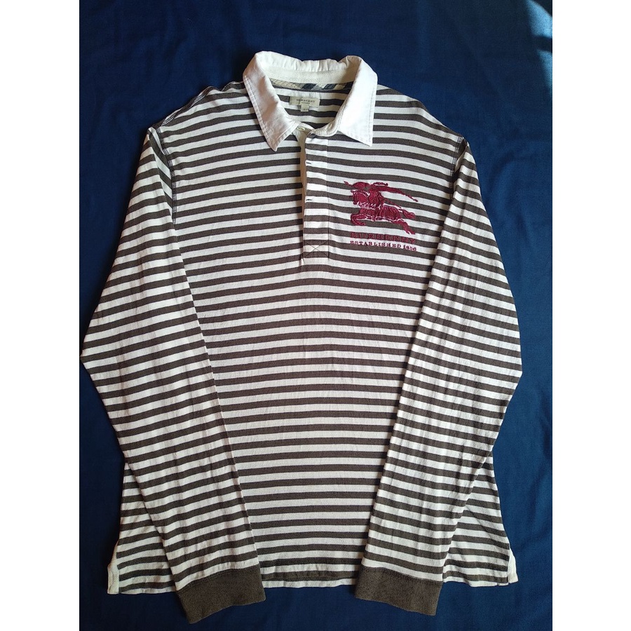 RUGBY SHIRT BURBERRY STRIPE SECOND ORIGINAL