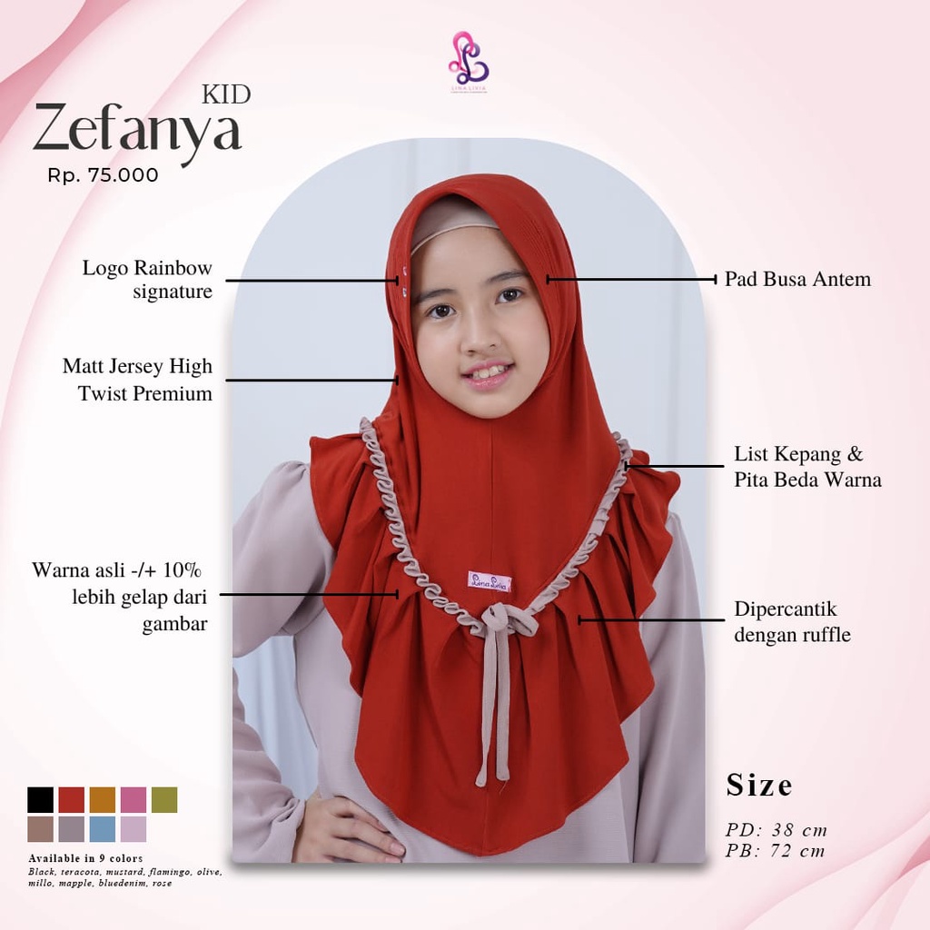 Zefanya Kids by LinaLivia Hijab