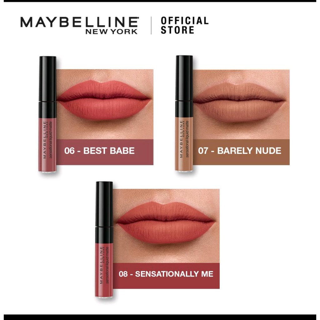 MAYBELLINE SENSATIONAL LIQUID MATTE 7 Ml @MJ