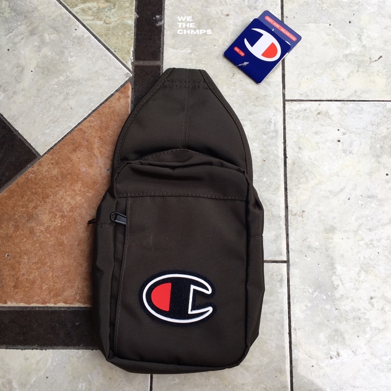 Tas Selempang Champion Original Tas Sling Bag Champion Big Logo C Original