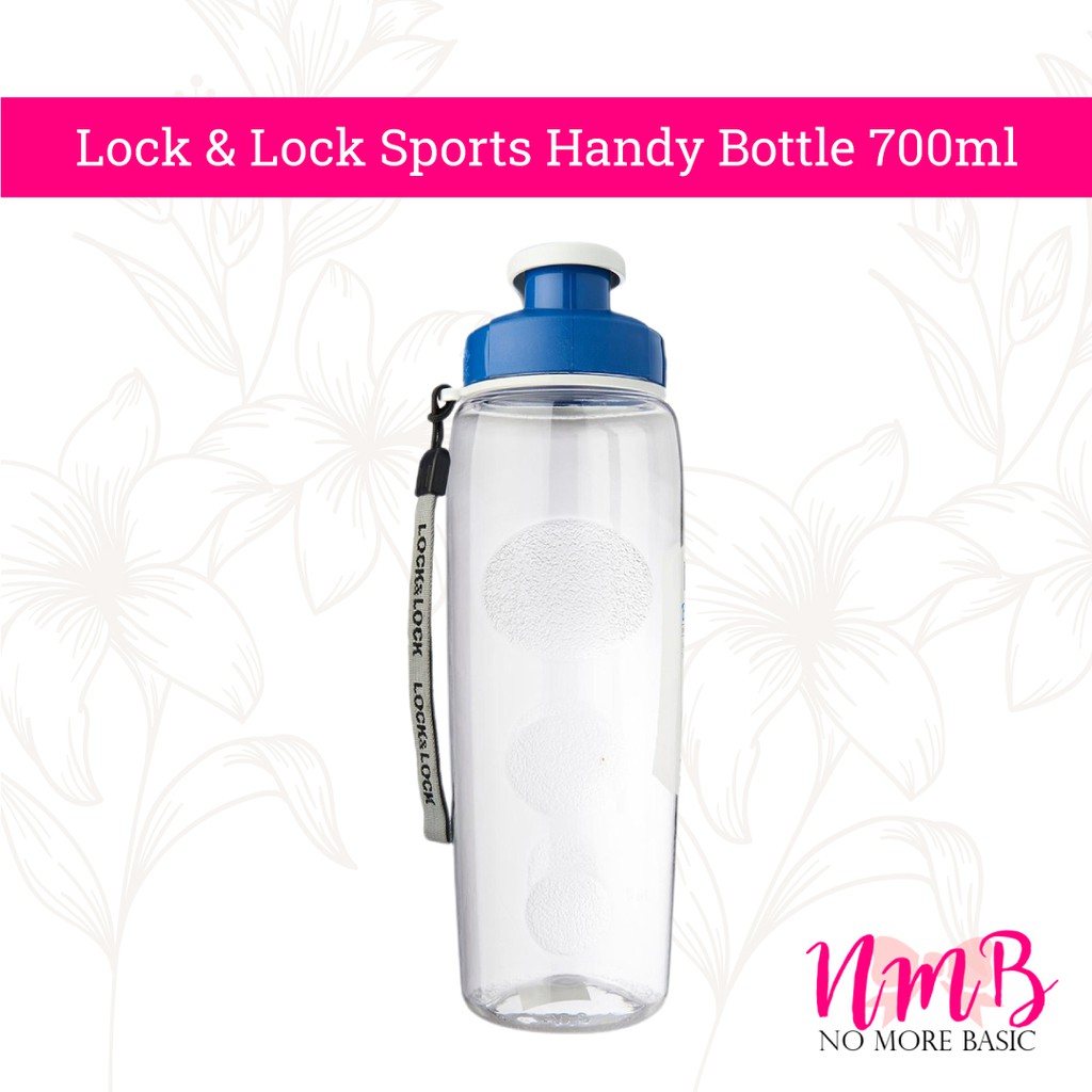 Lock &amp; Lock Sports Handy Bottle 700ml / 500ml - Blue - Botol Minum