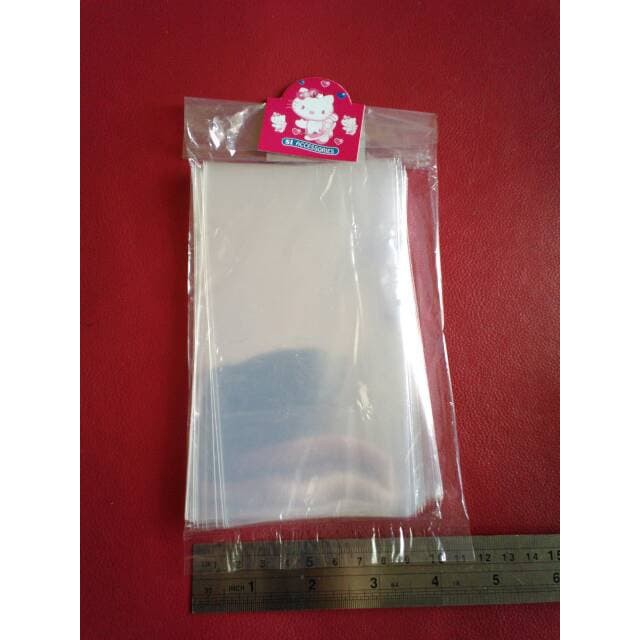 

TERLARIS PLASTIK KACA / PLASTIK SOUVENIR 9*15CM. HARGA PER PAK ISI 50PCS !!