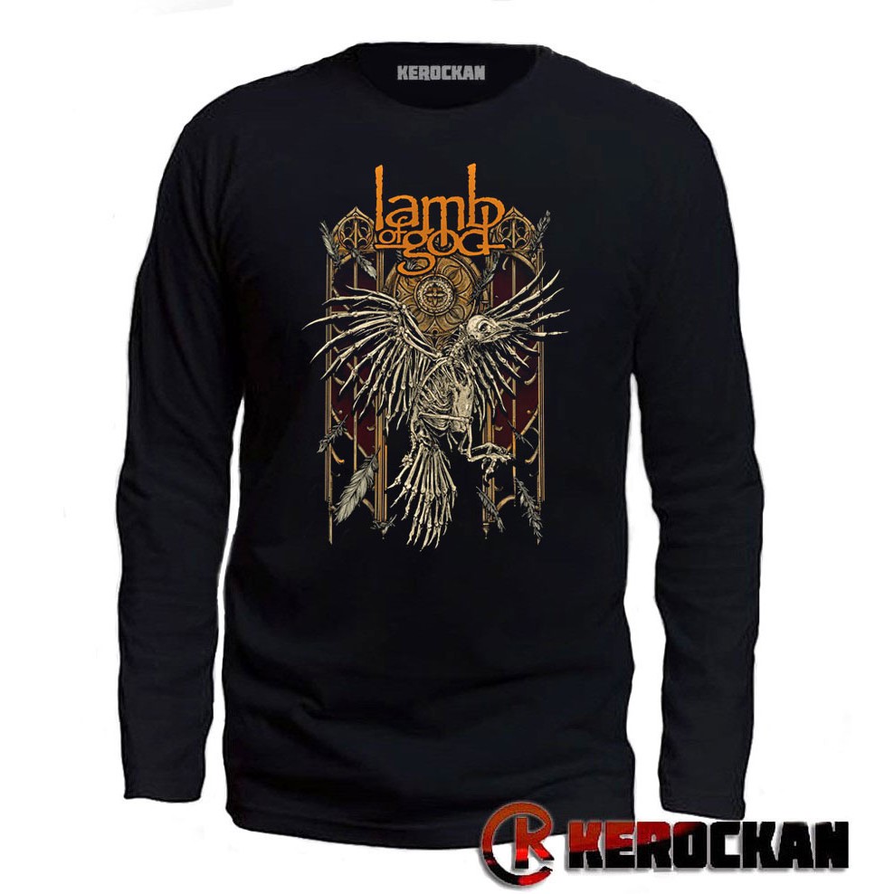 Kaos Band Long Sleeve Lamb Of God - Hourglass "K0353"