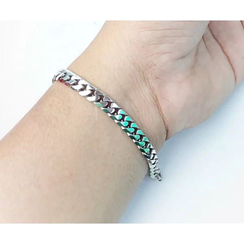 GELANG TITANIUM PRIA WANITA STAINLEES STEEL BAJA TERLARIS