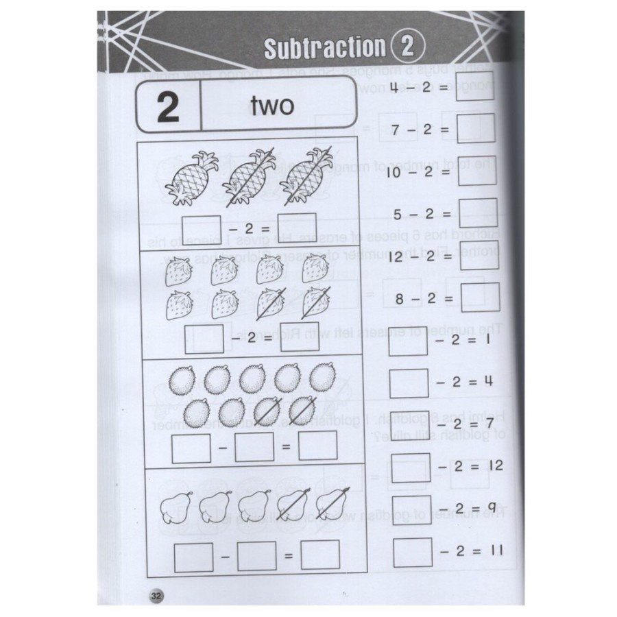 Skills in Mathematics Operations Addition Subtraction Multiplication Division Workbook 4-7 years old