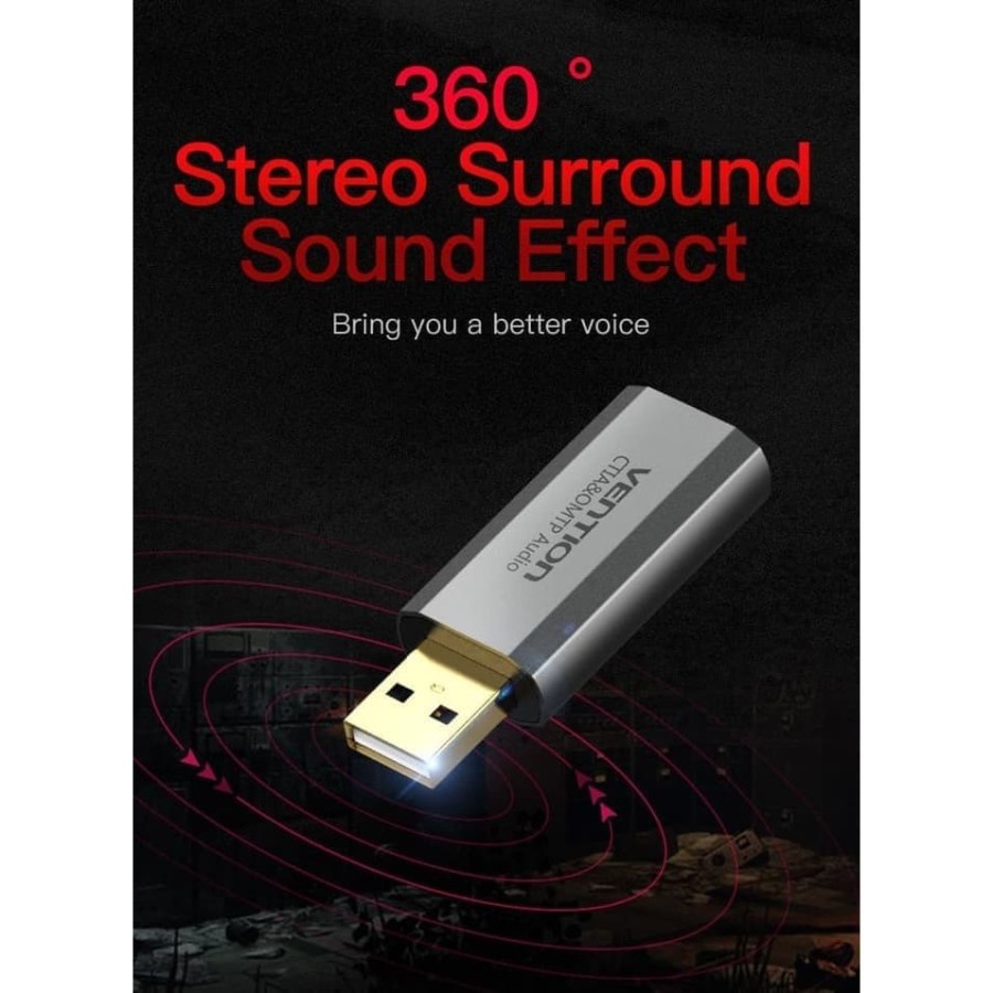 Vention S19 Universal External USB Sound Card