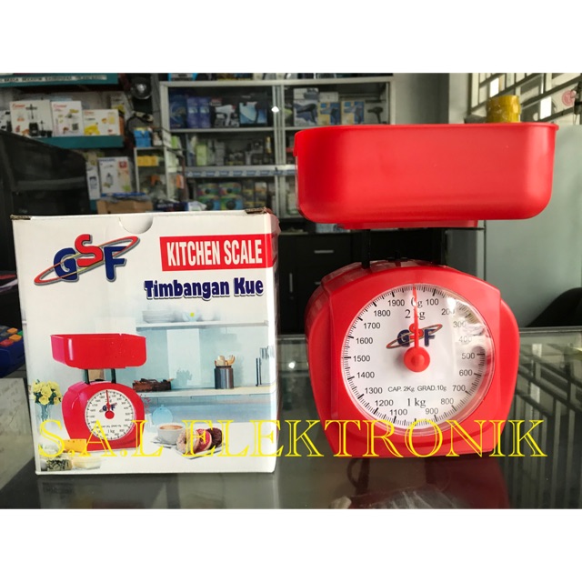 Timbangan Kue Analog Jarum 2Kg,3Kg,&amp; 5Kg Serbaguna Kitchen Scale