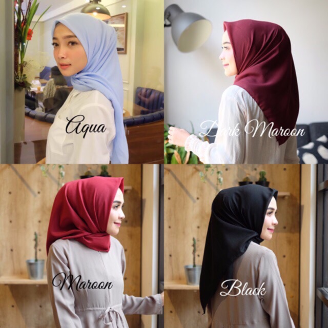 WARNA LENGKAP bella square daily hijab hijab WARNA LENGKAP bella square daily hijab hijab