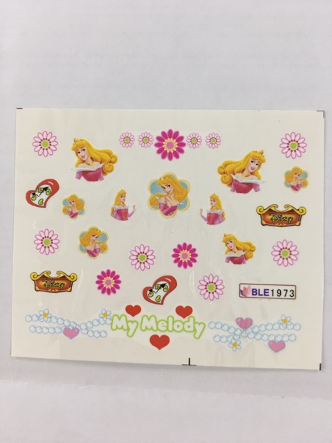 Stiker kuku/ Nails art Sticker frozen