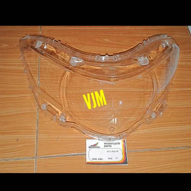 MIKA KACA LAMPU DEPAN MIO SOUL GT GERONIMO KWALITAS SEPERTI ORI HALUS RAPIH