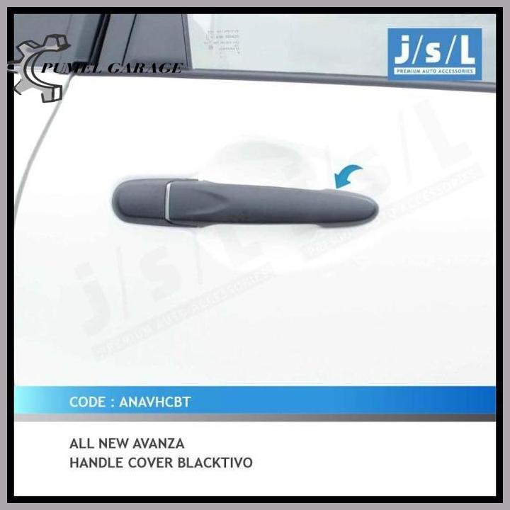 Cover Handle Handel Pegangan Pintu Hitam Avanza Xenia Veloz 2012-2018 Original