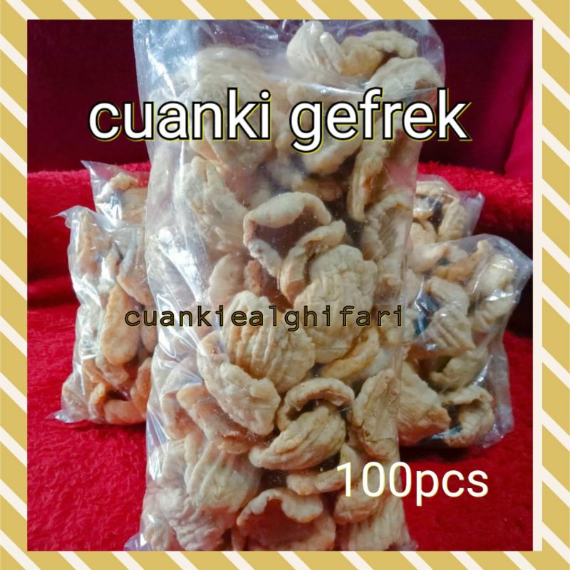 cuanki tahu geprek isi  100pcs ,topping boci,seblak dll enak dan gurih