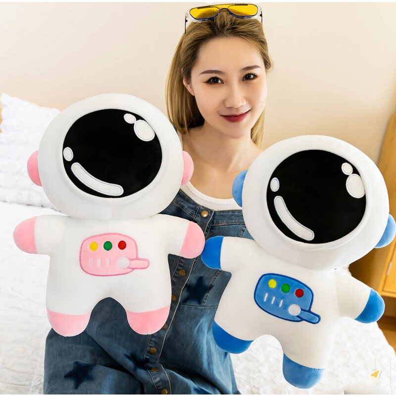 Boneka Mainan Mewah Astronot Lucu 40cm Hadiah Bantal Super Lembut Untuk Anak Laki-Laki Dan Perempuan