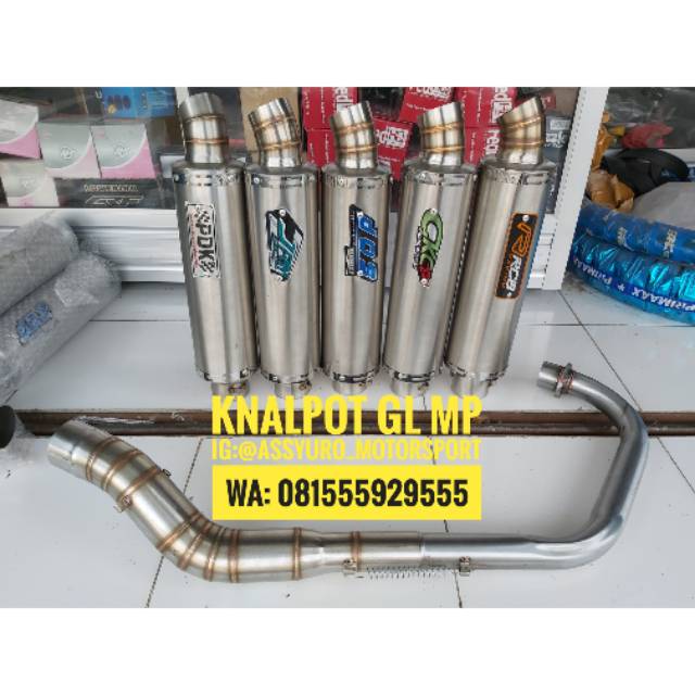 KNALPOT CB GL MEGAPRO TIGER RACING HEREX NGEBAS BERISI  Not R9 CLD CREAMPIE KDX ABRT RJM TDR BRT