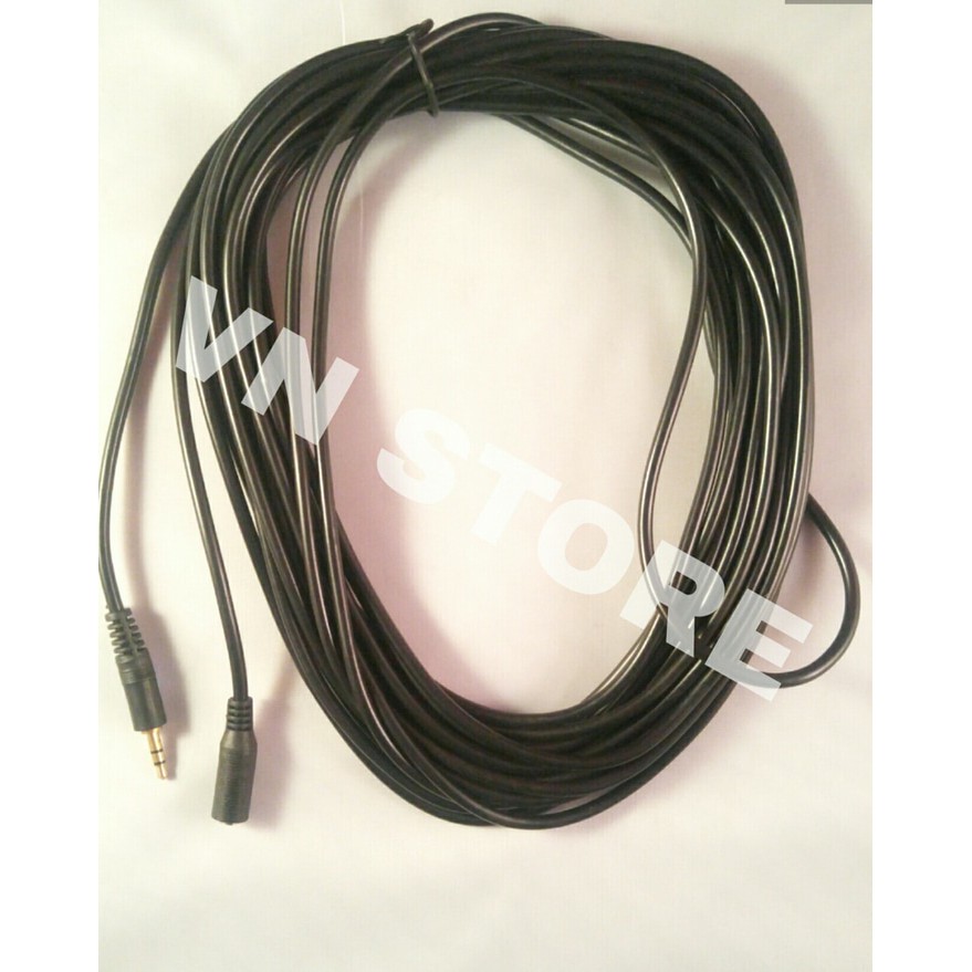 KABEL PERPANJANGAN AUDIO MALE FEMALE EXTENTION 20M / AUX EXTENSION 20 METER