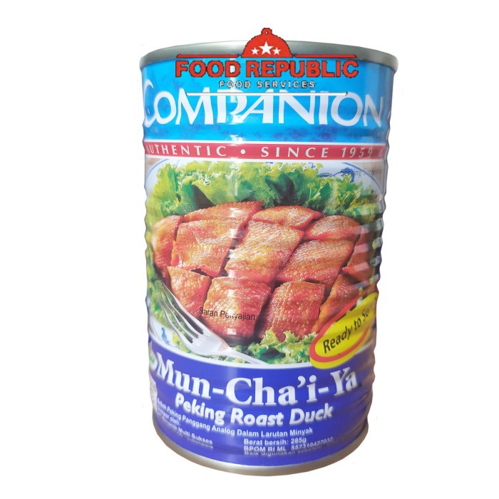 COMPANION MUN CHAI YA 285 GR - PEKING VEGETARIAN ROAST DUCK HALAL