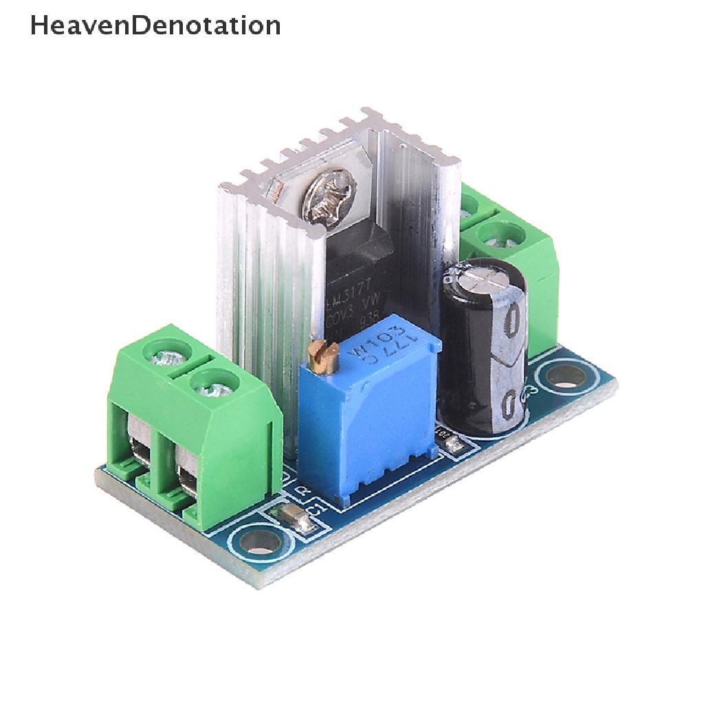 (Heavendenotation) Lm317 Regulator Tegangan Step Down Dc-Dc 4.2v-40v Ke 1.2v-37v