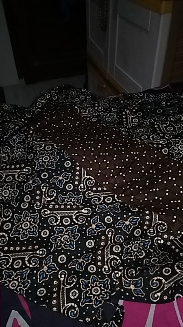 Batik Couple Keluarga Sania Ruffle Ori Ndoro Jowi Dnt Mataram