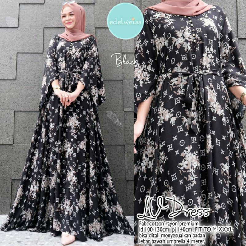 LV DRESS#GAMIS JUMBO XXXL