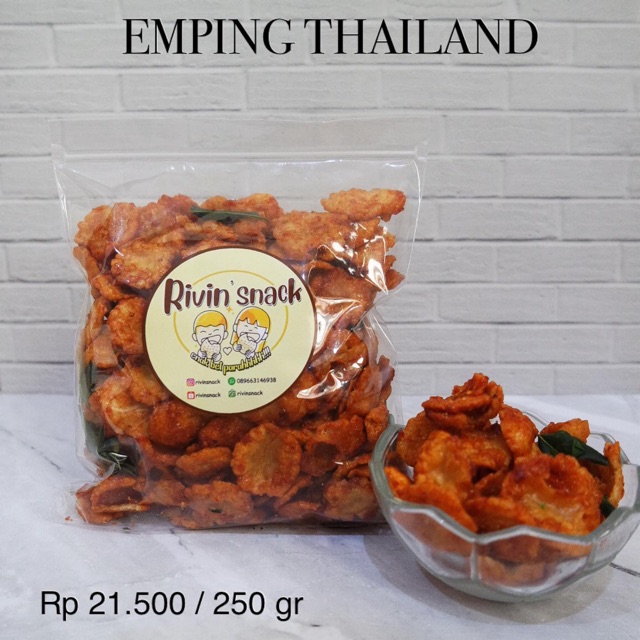 

EMPING THAILAND PEDAS MANIS 250gr (PRIMASARI) DAUN JERUK