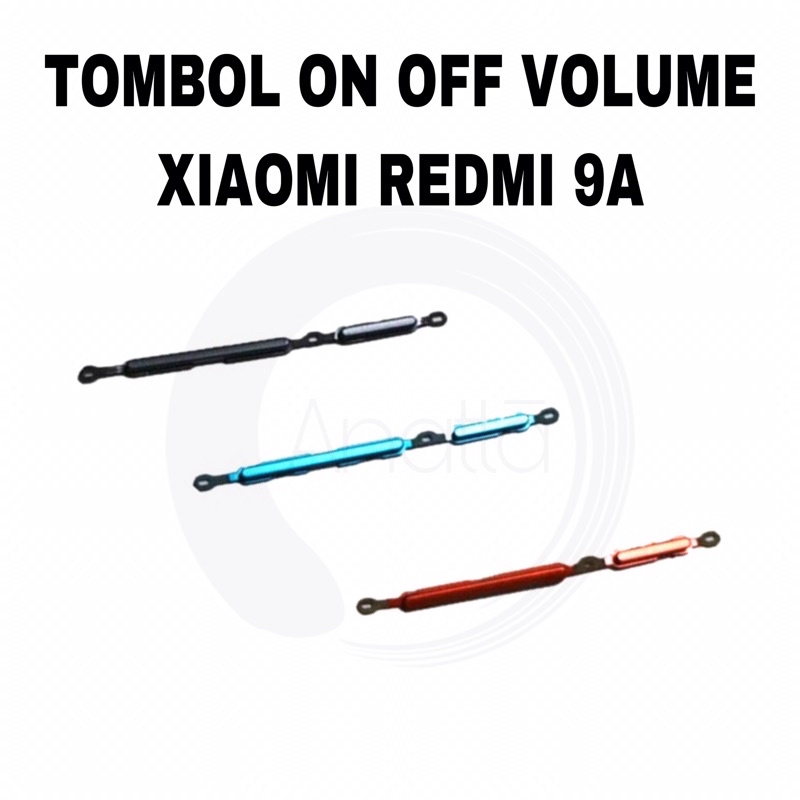 Tombol Luar On Off Volume Xiaomi Redmi 9A / 9C - Button Keypad