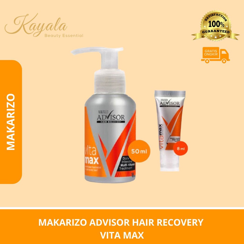 MAKARIZO ADVISOR HAIR RECOVERY VITA MAX - VITAMIN RAMBUT MAKARIZO - VITA MAX MAKARIZO - VITAMIN RAMB
