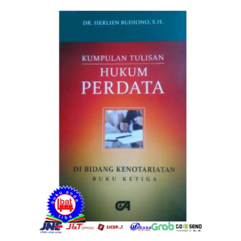 BUKU BUKU HUKUM PERDATA BIDANG KENOTARIATAN - Dr. Herlien Budiono SH