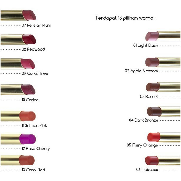 INEZ 900 PERFECT GLOW MATTE LIPSTICK 3.2GR